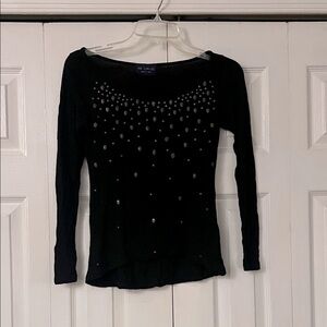 The Classic Black Studded Top
